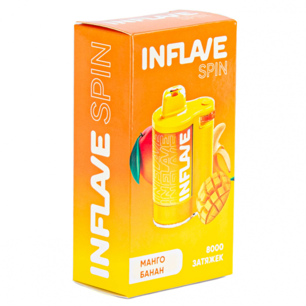 INFLAVE SPIN Манго банан (8000 затяжек) в Хабаровске