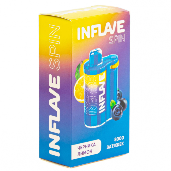 INFLAVE SPIN Черника лимон (8000 затяжек) в Хабаровске
