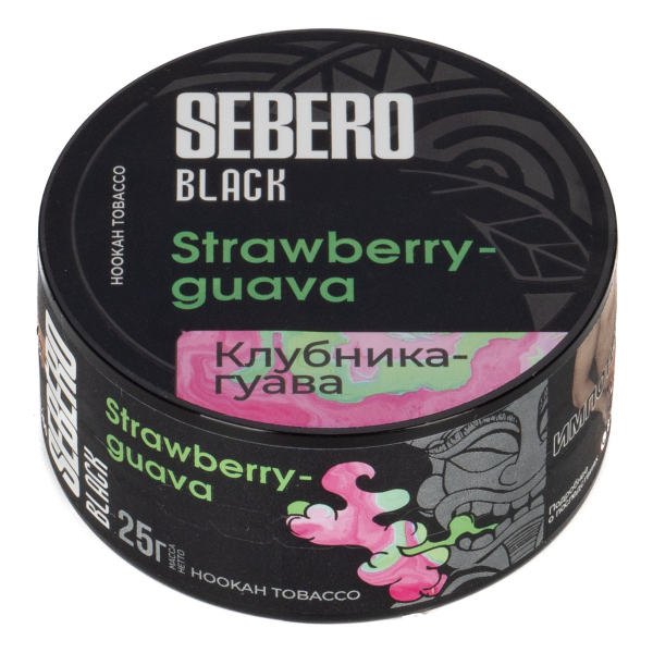 Табак Sebero Black Strawberry Guava  25 грамм в Хабаровске