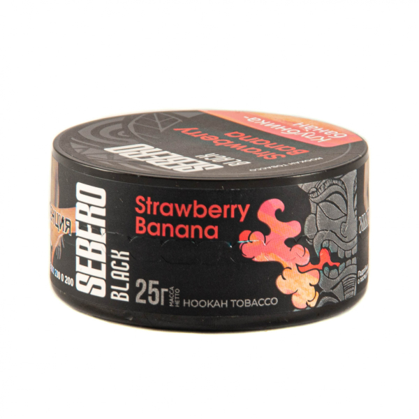 Табак Sebero Black Strawberry Banana  25 грамм в Хабаровске