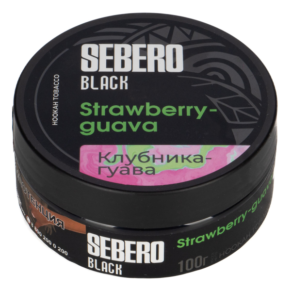 Табак Sebero Black Strawberry Guava  100 грамм в Хабаровске