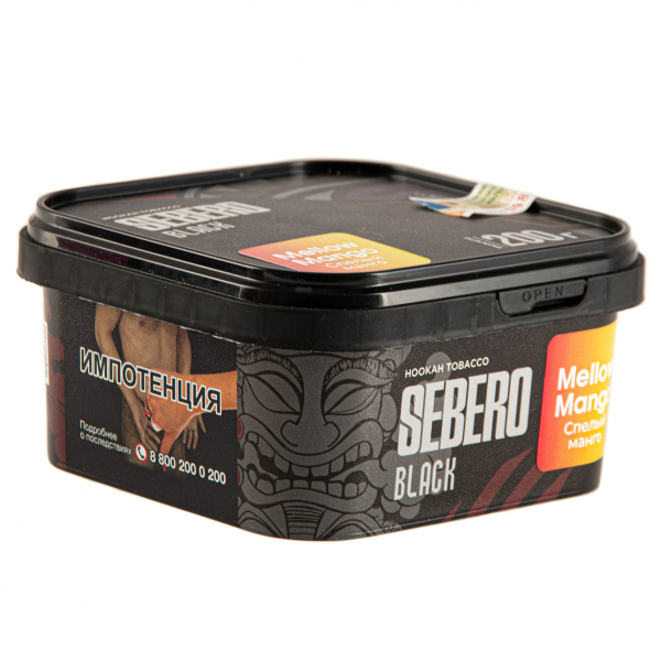 Табак Sebero Black Mellow Mango  200 грамм в Хабаровске
