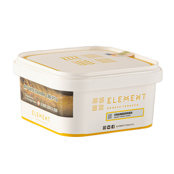Табак Element ВОЗДУХ Cranberries  200 грамм в Хабаровске