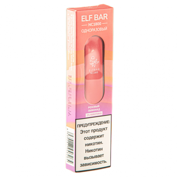 ELF BAR NC Pink Lemonade (1800 затяжек) 20 мг в Хабаровске