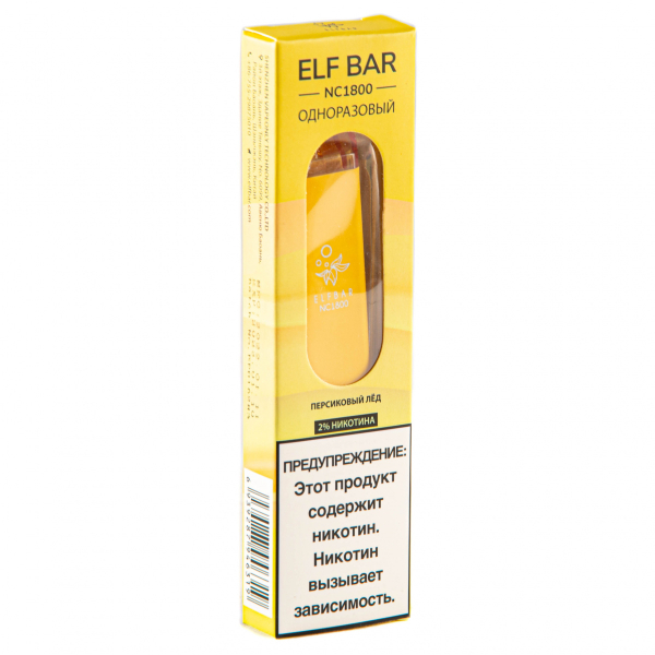 ELF BAR NC Peach Ice (1800 затяжек) 20 мг в Хабаровске
