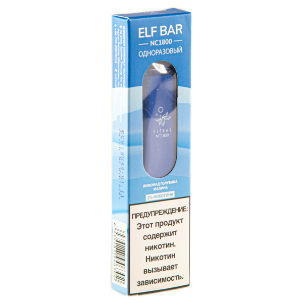 ELF BAR NC Blue Razz Lemonade (1800 затяжек) 20 мг в Хабаровске