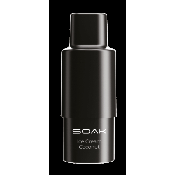 Картридж SOAK Q Кокосовое мороженое (1500 затяжек) в Хабаровске