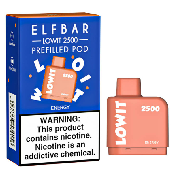 Картридж Elf Bar Lowit 2500 20 мг, 6 мл (Energy) в Хабаровске