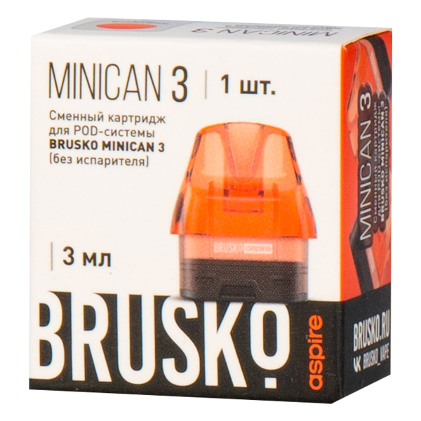 Картридж Brusko Minican 3 красный в Хабаровске