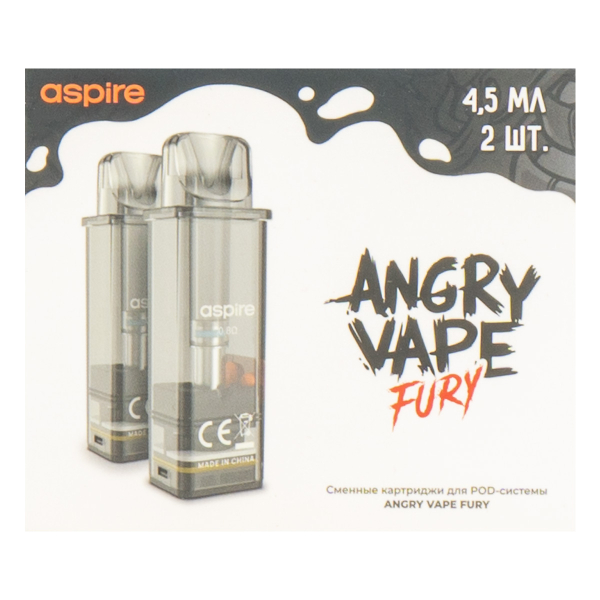 Картридж Brusko Angry Vapefury 4.5 мл (2шт) в Хабаровске