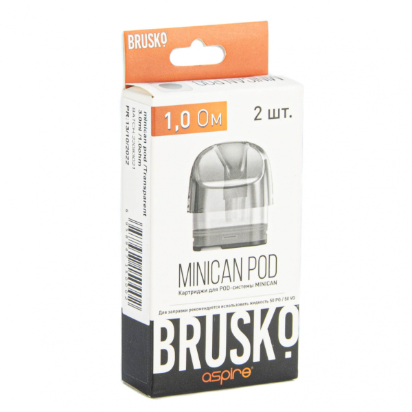 Картридж Brusko Minican прозрачный (2шт.) 0,8 в Хабаровске