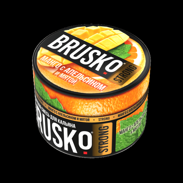 Смесь Brusko Strong манго с апельсином и мятой  50 гр в Хабаровске