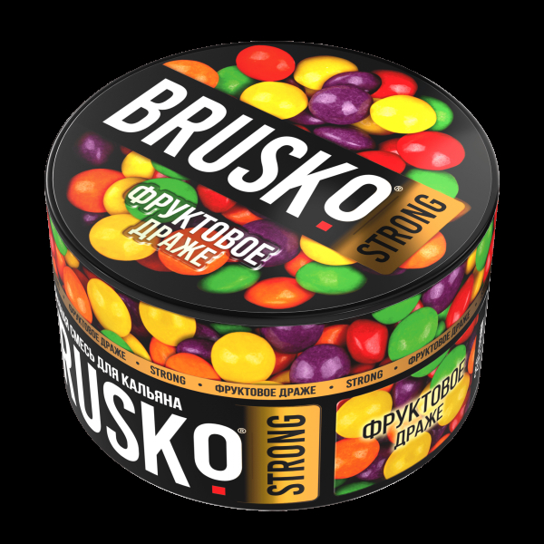 Смесь Brusko Strong фруктовое драже  250 гр в Хабаровске