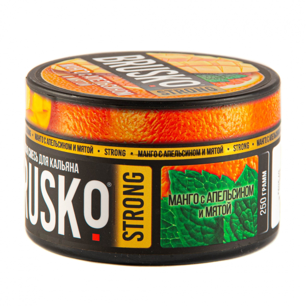 Смесь Brusko Strong манго с апельсином и мятой  250 гр в Хабаровске