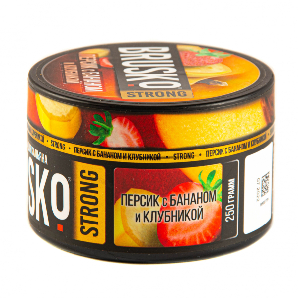 Смесь Brusko Strong персик с бананом и клубникой  250 гр в Хабаровске
