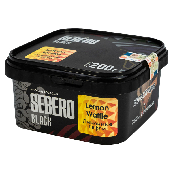 Табак Sebero Black Lemon Waffle  200 грамм в Хабаровске