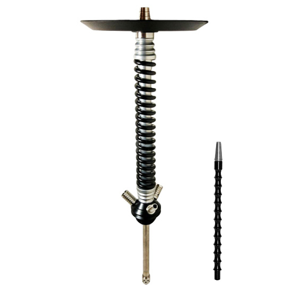 Кальян Mamay Custom V3 №12 Coilovers Хром-Черный  в Хабаровске