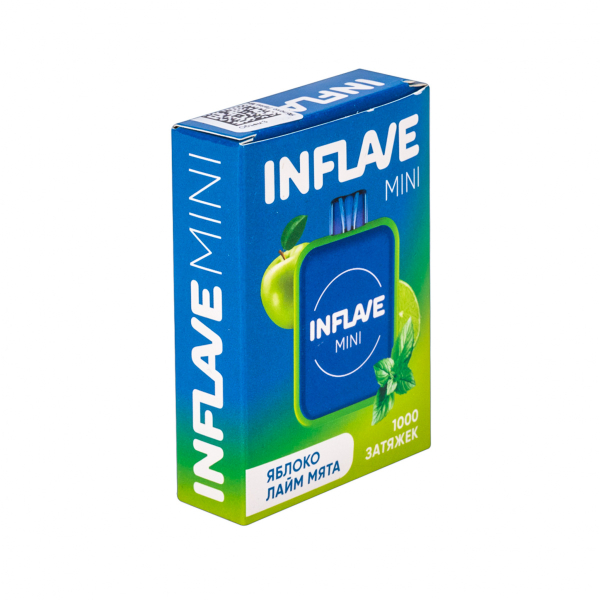 Inflave Mini Яблоко Лайм Мята (1000 Затяжек) в Хабаровске
