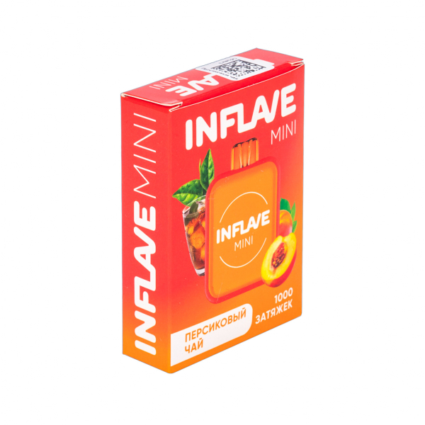 Inflave Mini Персиковый Чай (1000 Затяжек) в Хабаровске