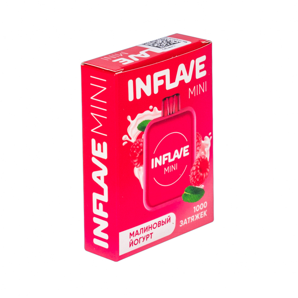 Inflave Mini Малиновый Йогурт (1000 Затяжек) в Хабаровске