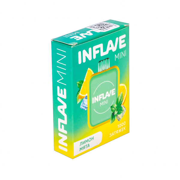 Inflave Mini Лимон Мята (1000 Затяжек) в Хабаровске