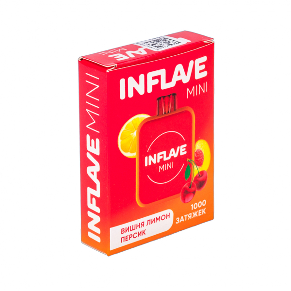 Inflave Mini Вишня Персик Лимон (1000 Затяжек) в Хабаровске