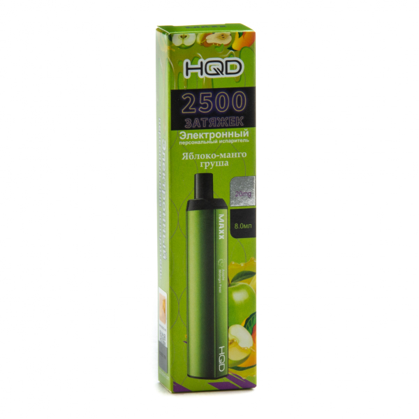 Hqd Maxx Яблоко Персик (2500 Затяжек) в Хабаровске