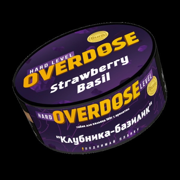 Табак Overdose Strawberry Basil  100 грамм в Хабаровске