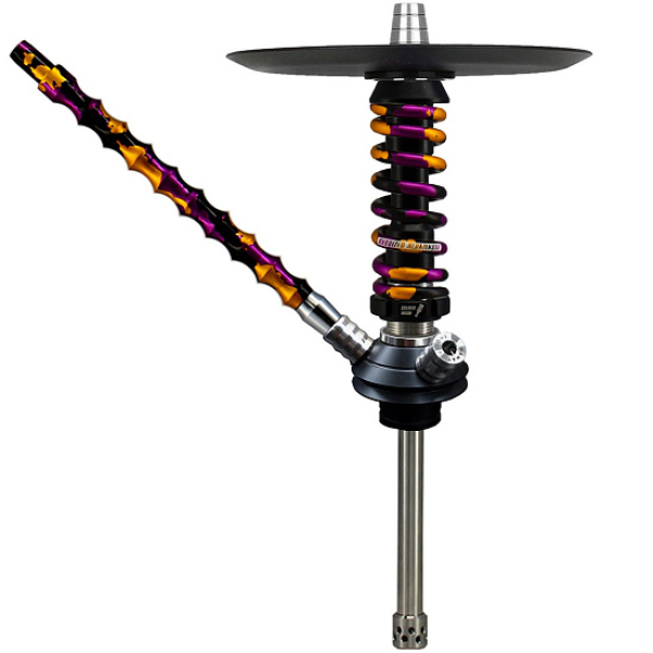 Кальян Mamay Custom Coilovers Micro Черный Пурпурно-Золотой Камуфляж  в Хабаровске