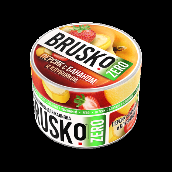Смесь Brusko Персик С Бананом И Клубникой (Zero)  50 гр в Хабаровске