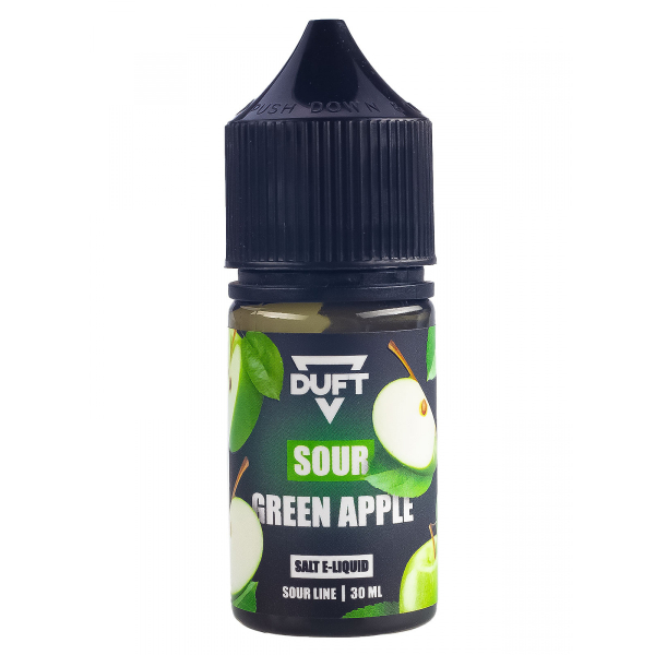 Жидкость Duft Sour Line Salt 20 Green Apple 30 Мл в Хабаровске