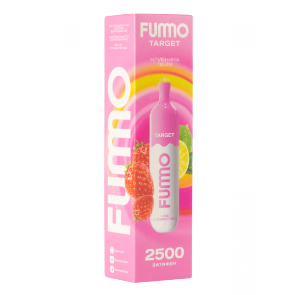Fummo Target Клубника Лайм (2500 Затяжек) в Хабаровске