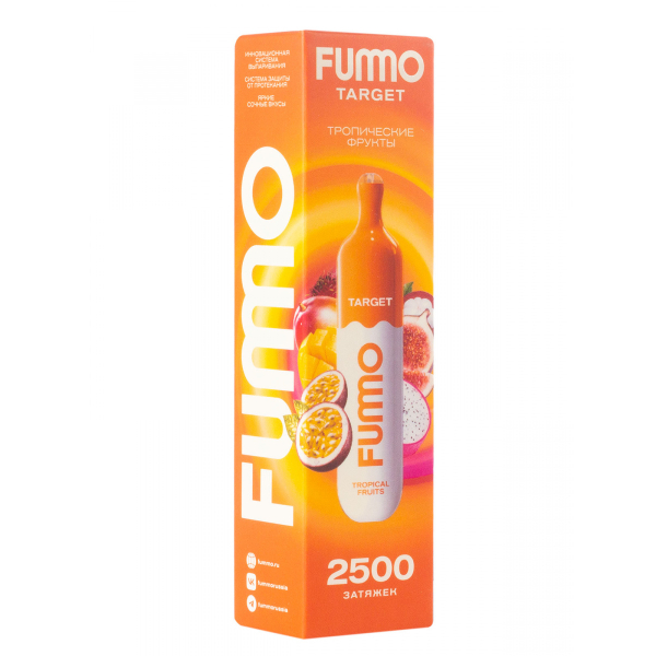 Fummo Target Тропические Фрукты (2500 Затяжек) в Хабаровске