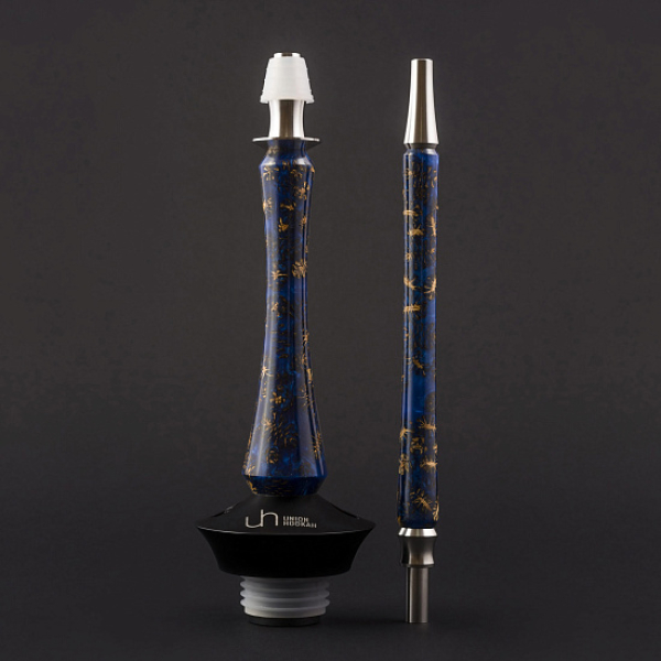 Кальян Union Hookah Sleek Акрил С Шишками Синий  в Хабаровске