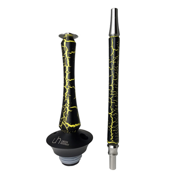Кальян Union Hookah Sleek Кракле Желтый  в Хабаровске