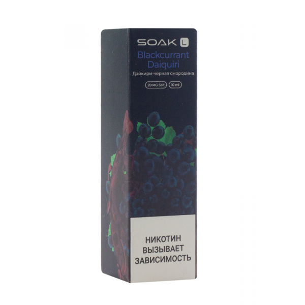 Жидкость Soak Blackcurrant Daiquiri 10 Мл 2 Мг в Хабаровске