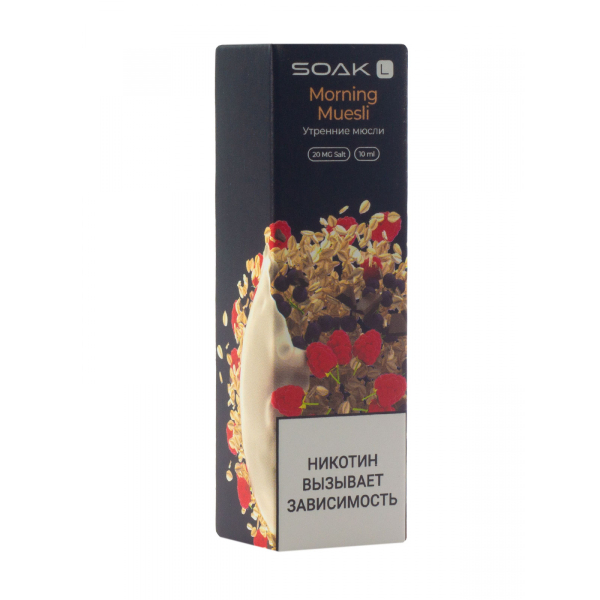Жидкость Soak Morning Muesli 10 Мл 2 Мг в Хабаровске