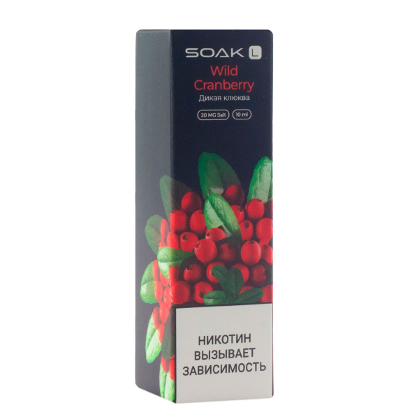 Жидкость Soak Wild Cranberry 10 Мл 2 Мг в Хабаровске