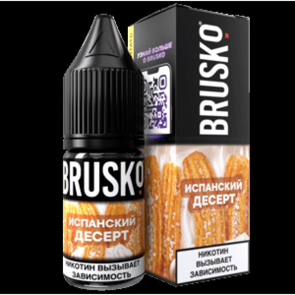 Жидкость Brusko Salt Испанский Десерт 10 Мл 2 Мг в Хабаровске