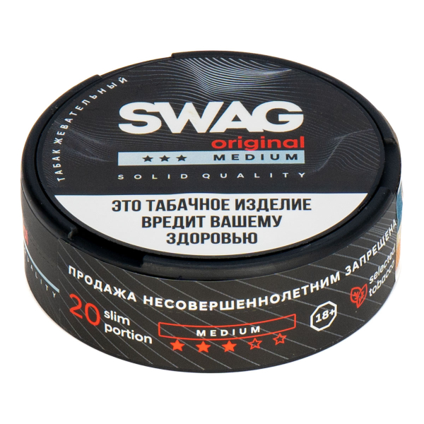 Жевательный табак Swag Medium Original 10 грамм в Хабаровске