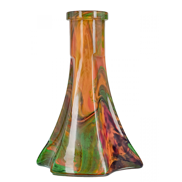 Колба Vessel Glass Пирамида Зелёно-Красный Мрамор в Хабаровске