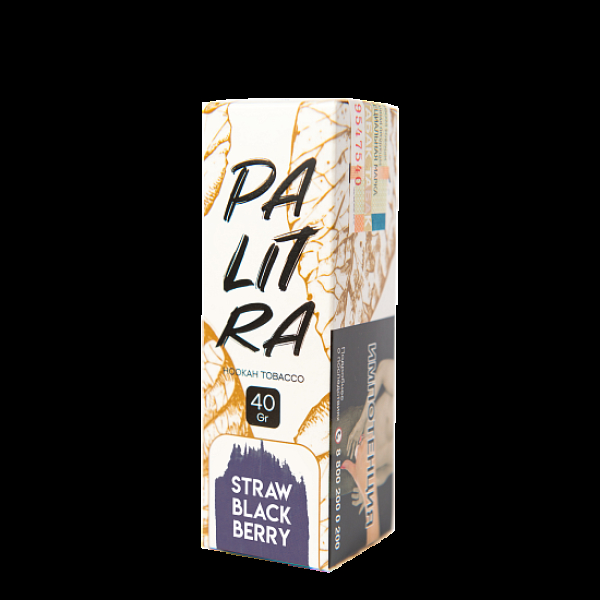 Табак Palitra Straw Black Berry (Земляника Ежевика)  40 грамм в Хабаровске