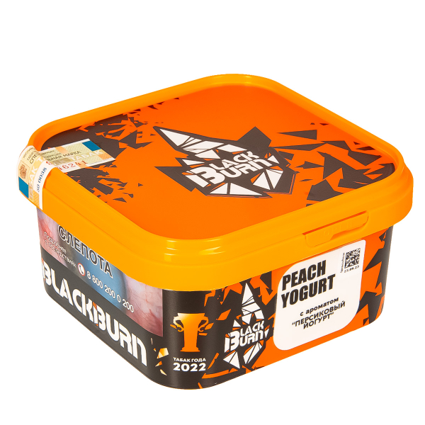 Табак Burn Black Peach Yogurt  200 грамм в Хабаровске