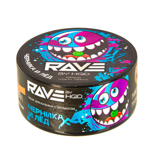Табак Rave By Hqd Черника И Лед  25 грамм в Хабаровске