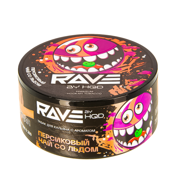 Табак Rave By Hqd Персиковый Чай Со Льдом  25 грамм в Хабаровске