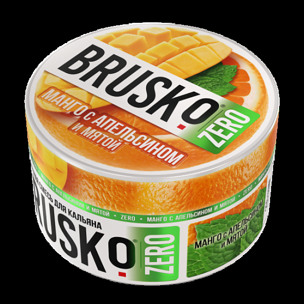 Смесь Brusko Манго С Апельсином И Мятой (Zero)  250 гр в Хабаровске