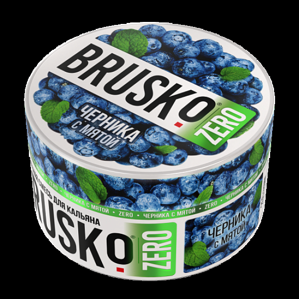 Смесь Brusko Черника С Мятой (Zero)  250 гр в Хабаровске