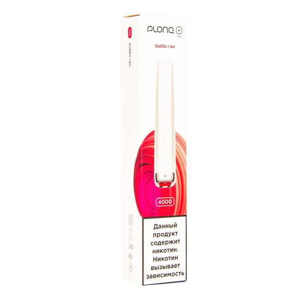 Plonq Plus Pro Баббл Гам (4000 Затяжек) 20 Мг в Хабаровске