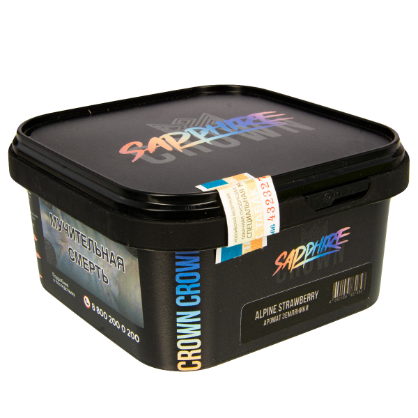 Табак Sapphire Crown Alpine Strawberry  200 грамм в Хабаровске