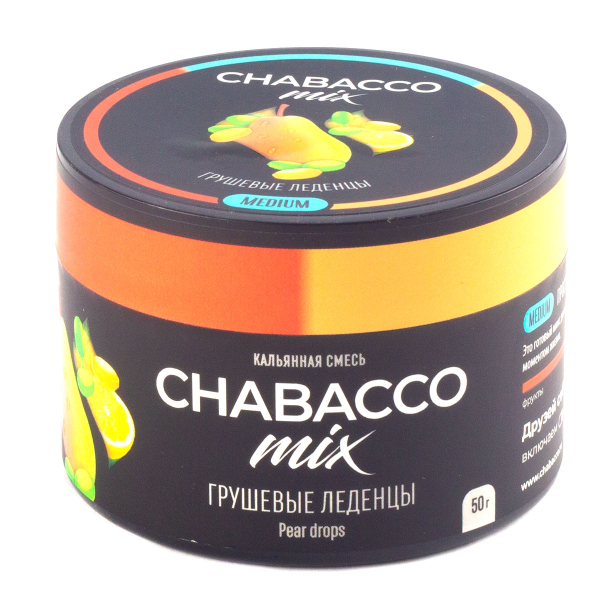 Смесь Chabacco Mix Pear Drops   Medium 50 гр в Хабаровске